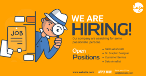 Hiring Ad Изображение, которым поделились на Facebook template