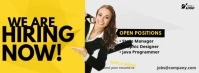 Hiring Ad Facebook Cover Photo template
