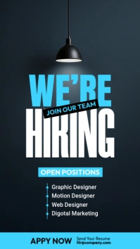 Hiring Ad Instagram Story template