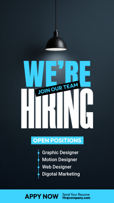 Hiring Ad Indaba yaku-Instagram template