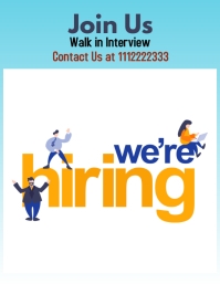 426,180+ walk in interview Customizable Design Templates | PosterMyWall