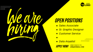 Hiring Ad Template Twitter Post