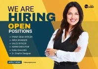 Hiring Ad Template Postcard