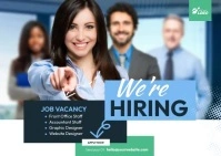 Hiring Ad Template Carte postale