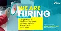 Hiring Ad Template Imagen Compartida en Facebook