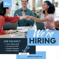 Hiring Ad Template Publicação no Instagram