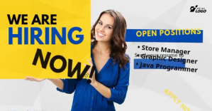 Hiring Ad Template Facebook Shared Image