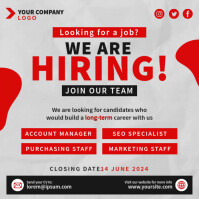 Hiring Template Ads | PosterMyWall