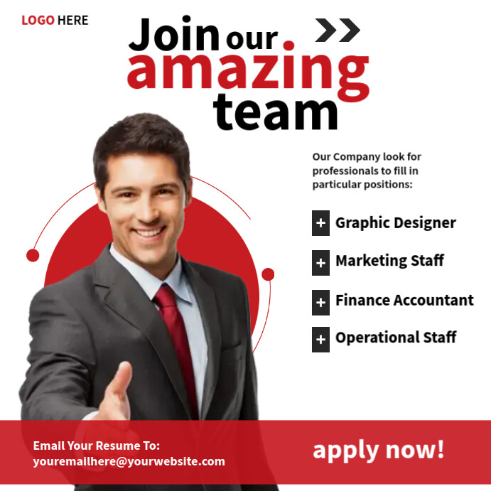 Hiring Agency Ads Template | PosterMyWall