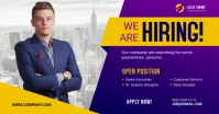 Hiring Banner Ad Design Template Facebook Shared Image