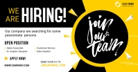 Hiring Banner Ad Design Template Facebook Shared Image