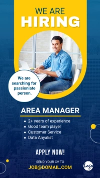 Hiring Banner Ad Design Indaba yaku-Instagram template