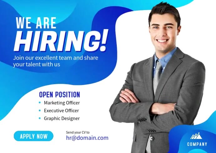 Copy of Hiring Banner Design | PosterMyWall