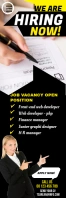 Hiring banner template