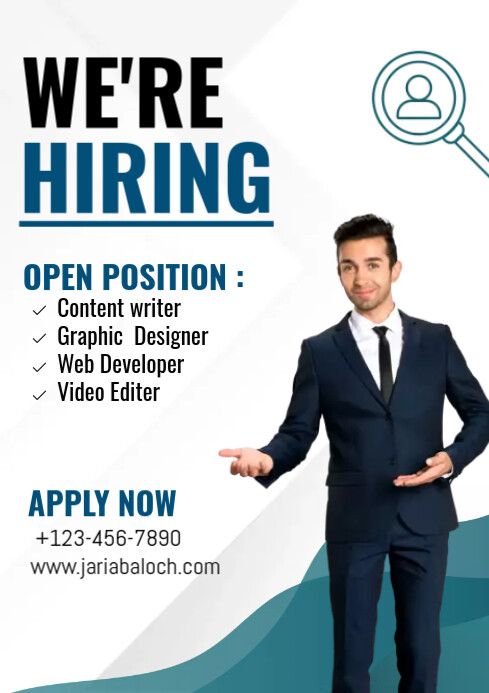 Hiring Template PosterMyWall