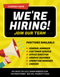 HIRING Flyer (US Letter) template