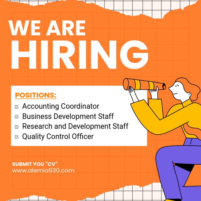 Hiring Template | PosterMyWall