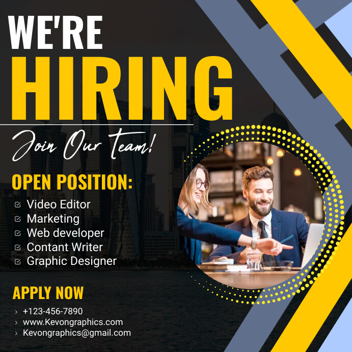 Hiring Template | PosterMyWall
