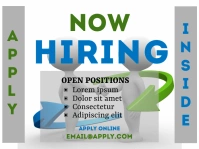 HIRING Sinal de jardim template