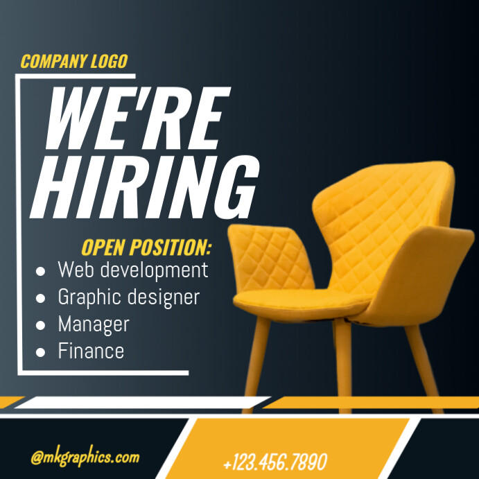 Hiring Publicação no Instagram template