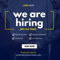 Hiring Instagram Post template