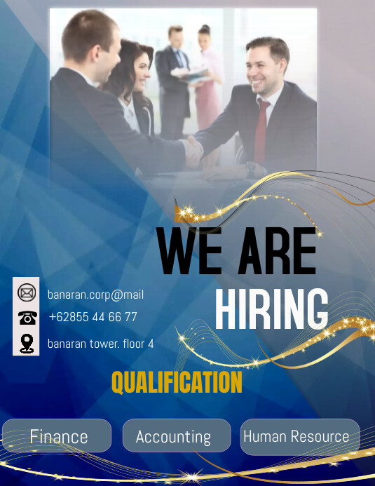 Hiring Flyer (US Letter) template
