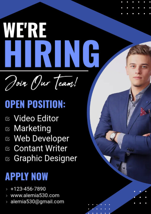 Hiring Template PosterMyWall