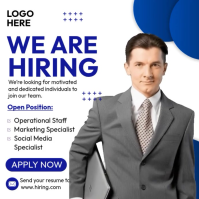 Hiring Instagram Plasing template