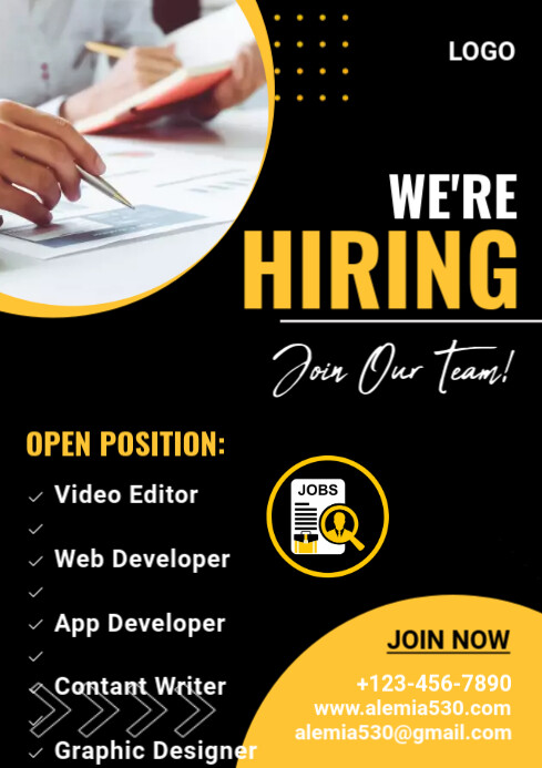 Hiring Template PosterMyWall