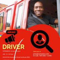 Driver Advert Hiring Driver Ad Template | PosterMyWall
