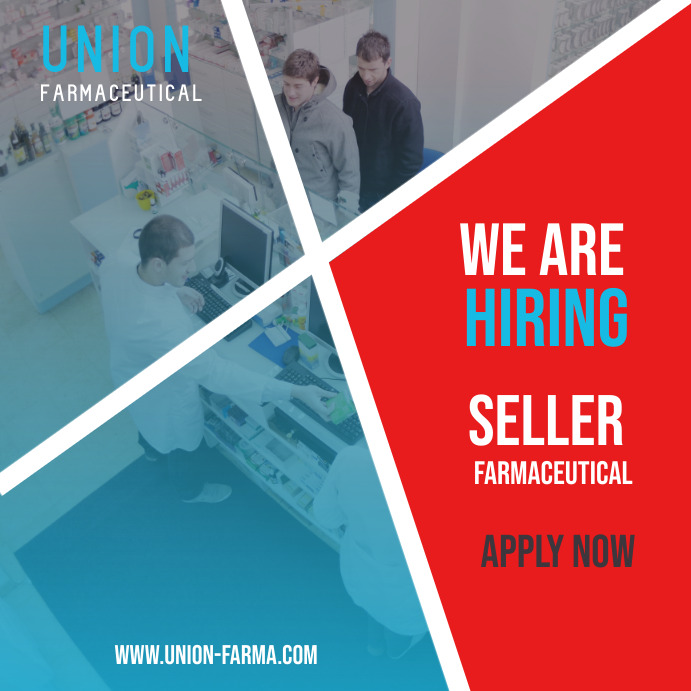 hiring farmaceutical Template | PosterMyWall