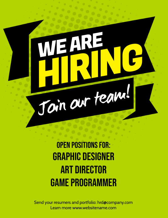We Are Hiring Template In Word Format We Are Hiring Template In Word Format
