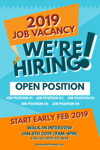 Create Hiring Job Posters For Free Postermywall