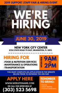 Customize 720+ Hiring Poster Templates | PosterMyWall