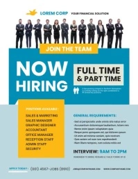 Hiring Flyer Template