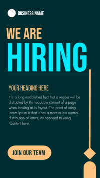 Green Job Hiring Digitalt display Template