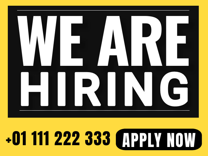 hiring for brands job Template | PosterMyWall