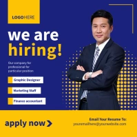 Hiring Instagram Ads Cuadrado (1:1) template