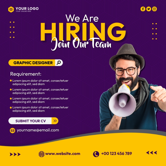 Copy of Hiring Jobs | PosterMyWall