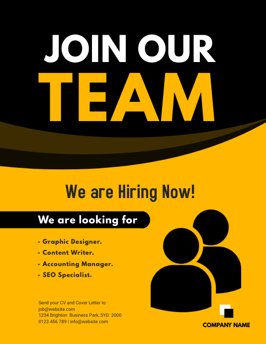 Now Hiring Flyer Template Now Hiring Flyer Template