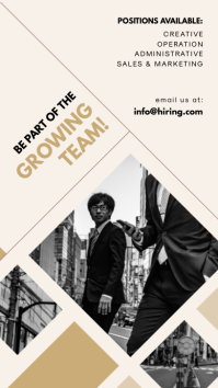 Hiring Now Modern Corporate Instagram Story Ad template