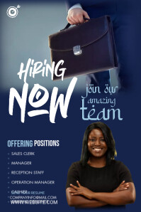 Pinterest Hiring Posts We Are Hiring Pinterest Graphic Template | PosterMyWall