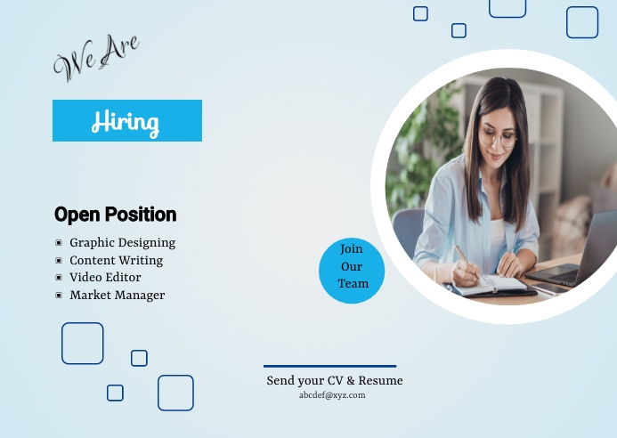 Copy of Hiring Position | PosterMyWall