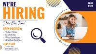 Hiring poster 演示(16:9) template