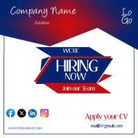Hiring Poster Template | PosterMyWall