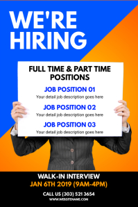 Create Hiring Job Posters For Free  PosterMyWall