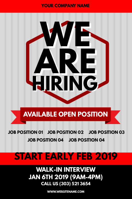 Copy of Hiring Poster | PosterMyWall