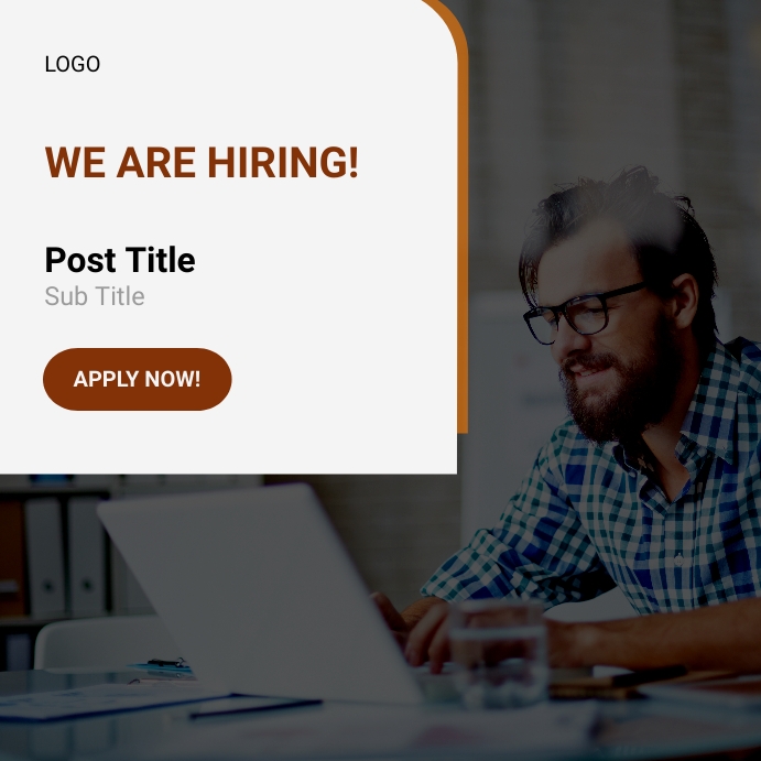 Hiring Poster Template