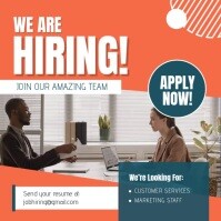 Hiring Social Media Video Instagram-Beitrag template