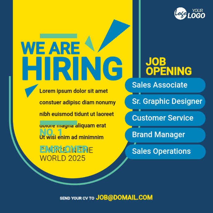 Hiring Template Instagram Post